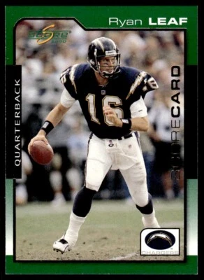 2000 Score Scorecard Ryan Leaf /2000 San Diego Chargers #161 - Image 1 of 2