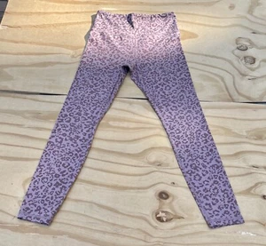 Athleta Straight Leg Tights Yogahose Damen Animal Print Lila Gr. Medium M - Bild 1 von 8