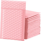Bubble Mailers 4X8 Inch 50Pc Light Pink Shipping Bags, Chic Packaging Bags for S