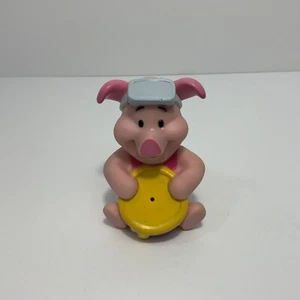 Disney Winnie The Pooh Piglet Pig Character Figure Soft Plastic Bath Squeeze Toy - Picture 1 of 6