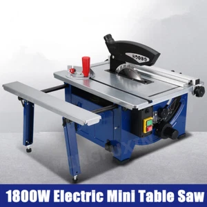 Mini Precision Bench Saw Woodworking DIY Bench Table Saw Cutting Tool 1800W - Picture 1 of 12