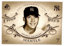 2005 Upper Deck SP Legendary Cuts - Mickey Mantle (#54)  New York Yankees