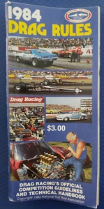 1984 NHRA Official Drag Rules Handbook - National Hot Rod Association B - Picture 1 of 10