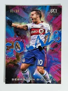 2016 Topps Apex MLS Global Golazo Blue #SG Sebastian Giovinco 02/99 - Picture 1 of 2