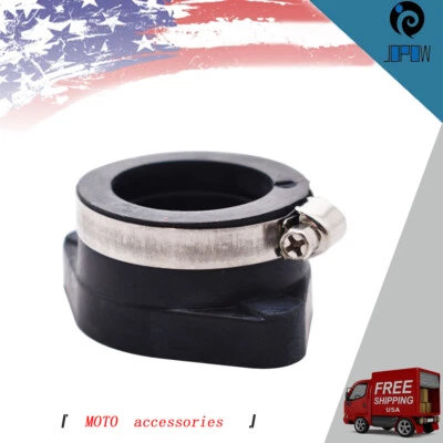 28mm 35mm Carb Manifold Intake Flange Intake Adapter Manifold Boot For VM24 USA - Image 1 of 4