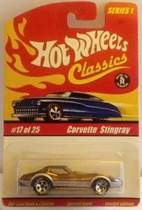 Hot Wheels Classics Series 1 Corvette Stingray #17/25 Purple #H7082 New Freeship - Picture 1 of 9