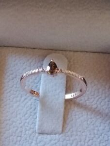 ring rosegold 585, Diamanten ges. 0,30 Carat, AIG Zertifikat, Größe 58 (18,4)