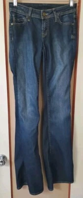 Pantalones de mezclilla azules Genetic - Pantalones de pierna estilo pequeño cintura 25 Foto 1 de 4