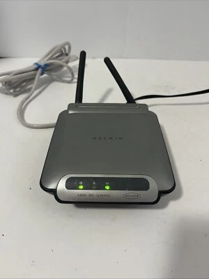 Belkin F5D7230-4 WiFi 4-Port 10/100 Wireless G Router 802.11g + 30ft. Ethernet - Image 1 of 4
