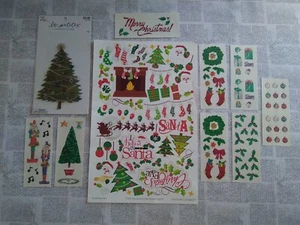 CREATIVE TOUCH CHRISTMAS EVE SANTA HOLLY STOCKINGS SCRAPBOOK STICKERS - Picture 1 of 10