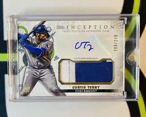 2022 Topps Inception Curtis Terry Rookie Jersey Patch Auto RC RPA #186/249 - Picture 1 of 2