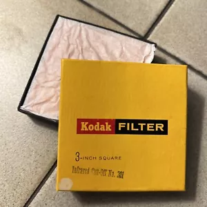 Kodak Infrared Cut Off 3” Square Filter ( No. 301) Vintage - Picture 1 of 7