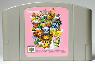 Mario Party 2 Nintendo 64 Cartridge Japanese Game 1999 From Japan F/S - Image 1 of 4