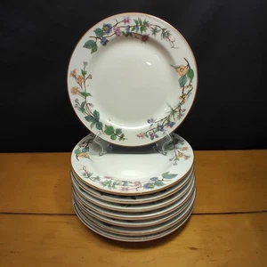 Woodhill von Citation 7 5/8" Cottonwood Blumen Salatteller 8er Set Porzellan - Bild 1 von 17