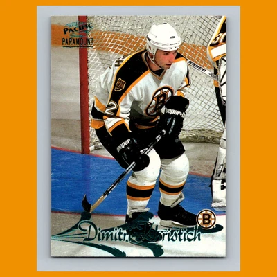 Dimitri Khristich #14 1997-98 Pacific Paramount Emerald Boston Bruins Hockey NHL - Image 1 of 3