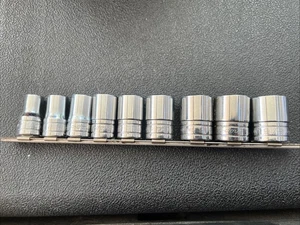 Snap On 1/2" Drive 12 Pt. SAE SW Sockets Set New Style 7/16 - 15/16 🔥 - Bild 1 von 9