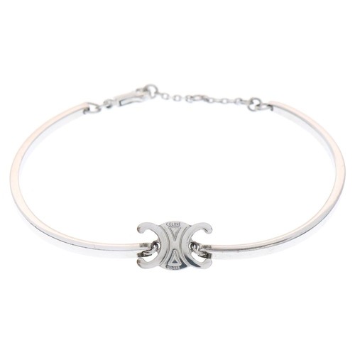 Bracciale donna Celine Triomphe articolato in metallo argento