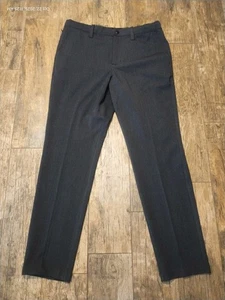 Quittenhose Damen 32x30 anthrazit-Stretch Ponte gerades Bein minimalistisch Büro - Bild 1 von 3