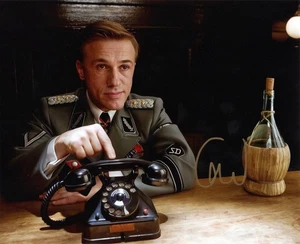 Christoph Waltz Foto Autografata Signed Photo PROOF Inglourious Basterds - Foto 1 di 3