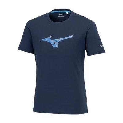 Camiseta de entrenamiento en seco suave para hombre Mizuno manga corta especí... - Imagen 1 de 4