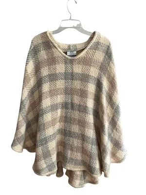 Poncho a Cuadros Tejido de Lana Irlandesa Mantón Capa Talla Única Foto 1 de 4