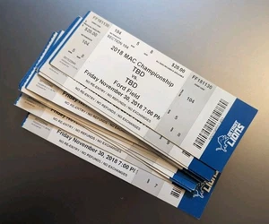 (13) 2018 Northern Illinois NIU Huskies MAC Championship Buffalo Football Ticket - Picture 1 of 1
