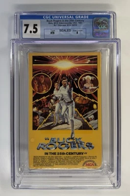 BETAMAX — CGC 7.5 B  BUCK ROGERS - FIRST PRINT / Rainbow MCA — Like VHS - Image 1 of 3