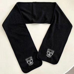 NZ Warriors Scarf Black Official NRL Merchandise Great Condition Warm For Winter - Picture 1 of 6