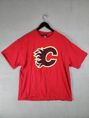 Calgary Flames Kiprusoff T-shirt size XL hockey red NHL Old Time Hockey - Image 1 of 4