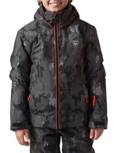Rossignol Boy’s Size 16 Camo Gray Fonction Print Insulated Ski Jacket - Picture 1 of 12