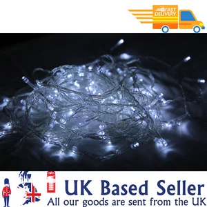 Pack of 6 Fairy String Lights 600 LED Bulb 60 Meters Christmas Tree Home Garden - Picture 1 of 18