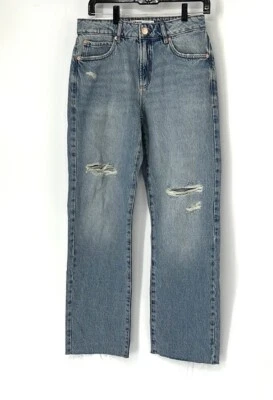 Garage Denim NUEVO CON ETIQUETAS Vaqueros holgados Mujer’s Talla 25 Lavado Medio Denim Desgastado Foto 1 de 4