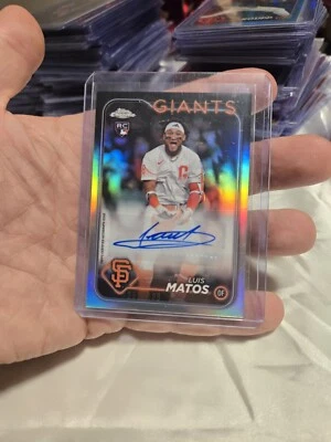 2024 Topps Chrome Update Series - Autographs Refractor #AC-LM Luis Matos /499... - Image 1 of 4