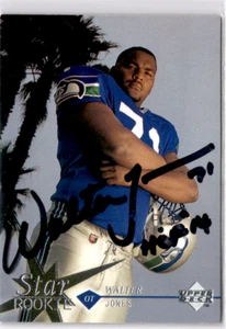 1997 Upper Deck - Walter Jones #30 (RC) - ON CARD AUTO - Picture 1 of 2