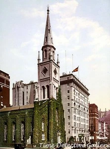 Marmor Stiftskirche, New York, NY - 1901 - Historischer Fotodruck - Bild 1 von 1