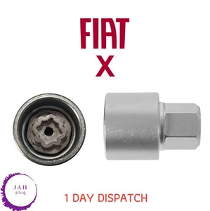 VERRIEGELUNGSRAD MASTER SICHERHEITSMUTTERBOLZEN ENTFERNER SCHLÜSSELBUCHSE X FÜR FIAT, UK - Bild 1 von 5