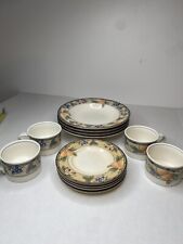 Mikasa Intaglio Garden Harvest Dinner Plate, Bread Plate & Coffee/Tea Mug Sets