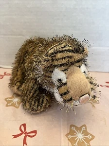 Ganz Webkinz HM032 Shaggy Fur TIGER Beanbag Plush Doll Figure NO CODE - Picture 1 of 7