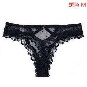 Women Sexy Lace Panties Transparent Low-waist Hollow Out Thong Female Seamless. - Picture 1 of 7