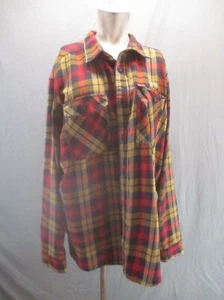 MOUNTAIN HARDWEAR Size XL Mens Plaid Long Sleeve Button Down Flannel Shirt 258 - Picture 1 of 9