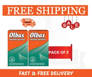 2 x Pastillas Olbas Aceite Mentol 45g - PACK DE 2 - Imagen 1 de 3