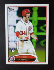 2012 Topps  #661 SP Rookie Card ~  Screaming Variation ~ BRYCE HARPER ~ Mint