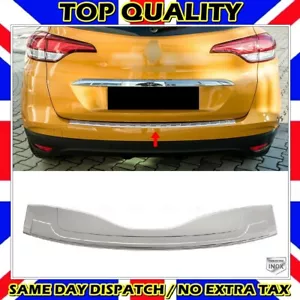 Protector de parachoques trasero cromado acero inoxidable brillante para RENAULT GRAND SCENIC IV 2016-UP - Imagen 1 de 9