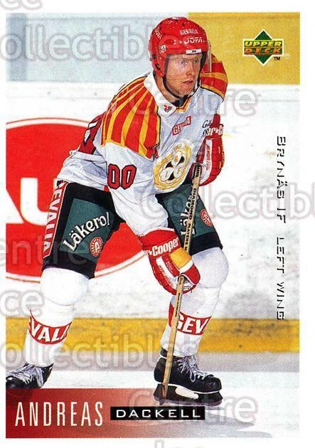 1995-96 Swedish Upper Deck #36 Andreas Dackell - Image 1 of 1