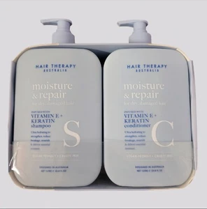 Hair Therapy Australia ShampooConditioner MoistureRepairVitaminE+Keratin33.8Fl - Picture 1 of 1