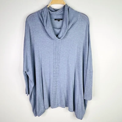 James Perse Womens Size M Cashmere Infused Sweater Cowl Neck Dolman Sleeve - Image 1 of 4