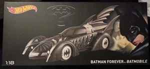 Val Kilmer Autographed Signed Batman Forever Batmobile Hot Wheels COA 1:18 Toy - Picture 1 of 8