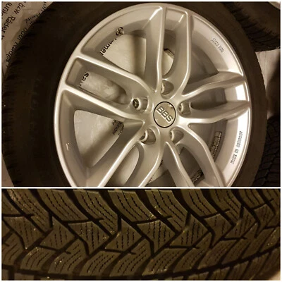 4 Stück BBS Alufelge 7,5x17 Zoll mit DUNLOP Reifen WIN-5 - Bild 1 von 4