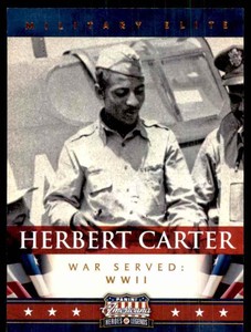 2012 Americana Heroes And Legends Military Elite Herbert Carter #5