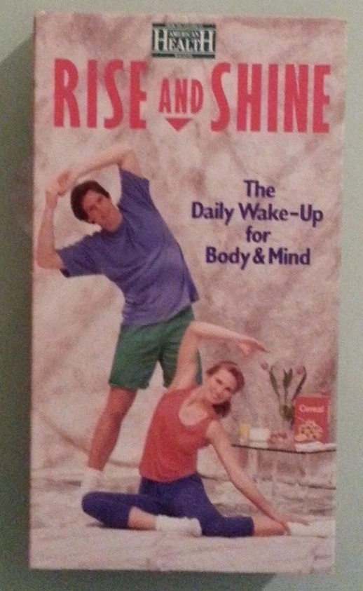 RISE AND SHINE the daily wake up for body & mind VHS VIDEOTAPE  - Image 1 of 1